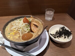 1日目　晩御飯はラーメン